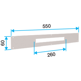 Flasque Adaptation Long (550x60)