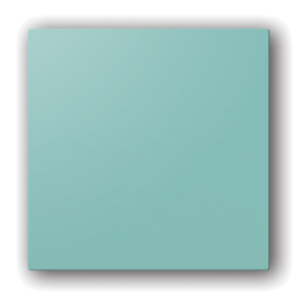 ColorLINE® design plate Ø 80 or Ø 125 mm - Lagoon blue