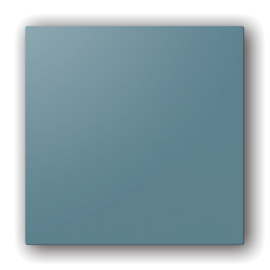 ColorLINE® design plate Ø 80 or Ø 125 mm - Turquoise blue