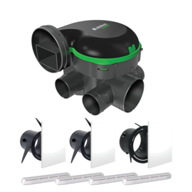 Kit EasyHOME PureAIR Classic + Grilles de ventilation ColorLINE® + Entrées d'air AirFILTER®