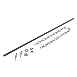 Axe pivot VELONE F400-120 - Modèle 1.2 / 1.5 / 3.2 - embase 533 mm