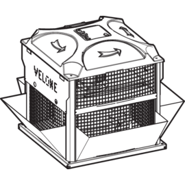 Kit rejet vertical VELONE 1.2 / 1.5 / 3.2