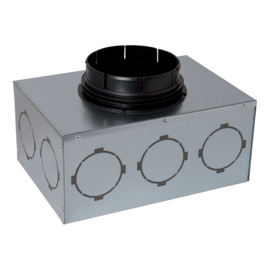 OPTIFLEX® metal unit 10 connections for circular ducts with D160 inlet Floor