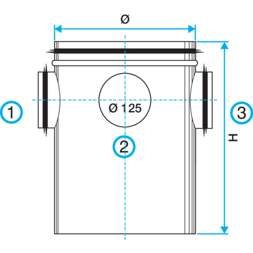 Storey manifold (CRE): Standard CRE storey collector