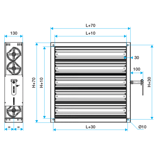 CRGN rectangular balancing damper
