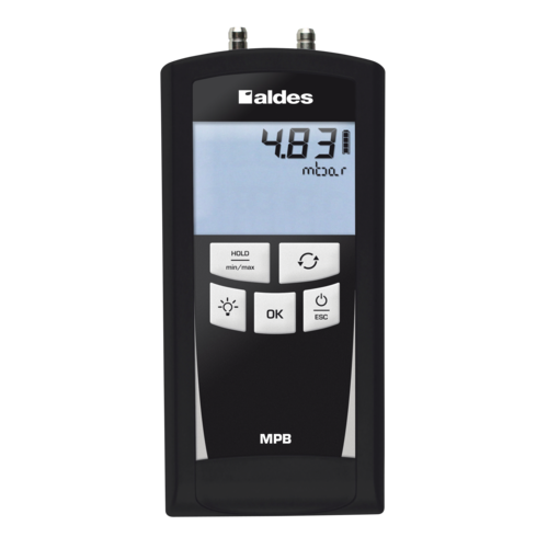 Electronic pressure gauge with its case