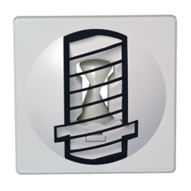 BAP COLOR 15 m³/h - Ø 125 mm - Gris