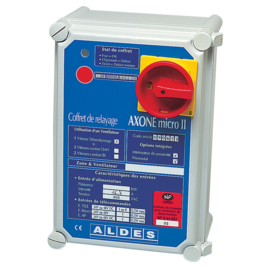 Axone Micro III-1 Vitesse/Désenfumage- Triphasé 16.7A+Inter Proximité+Pressostat