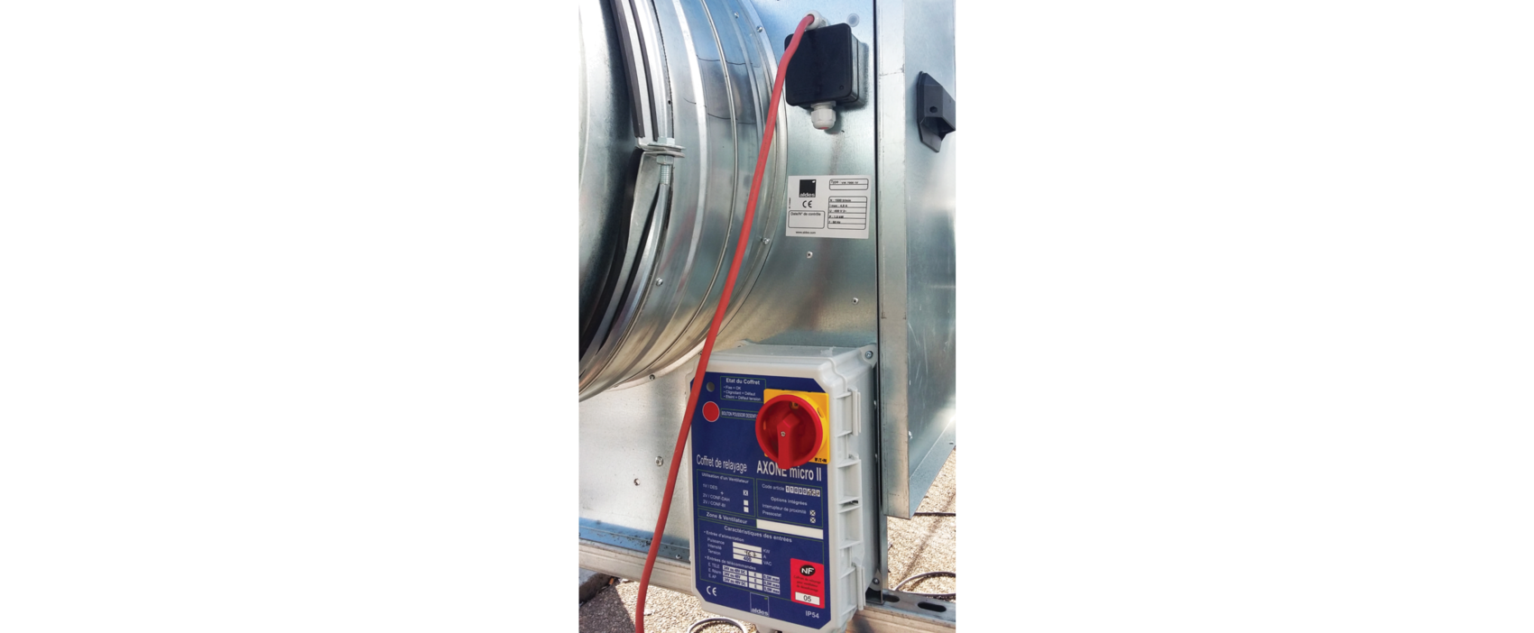 AXONE Micro III 2V/DES : 2 Vitesses désenfumage