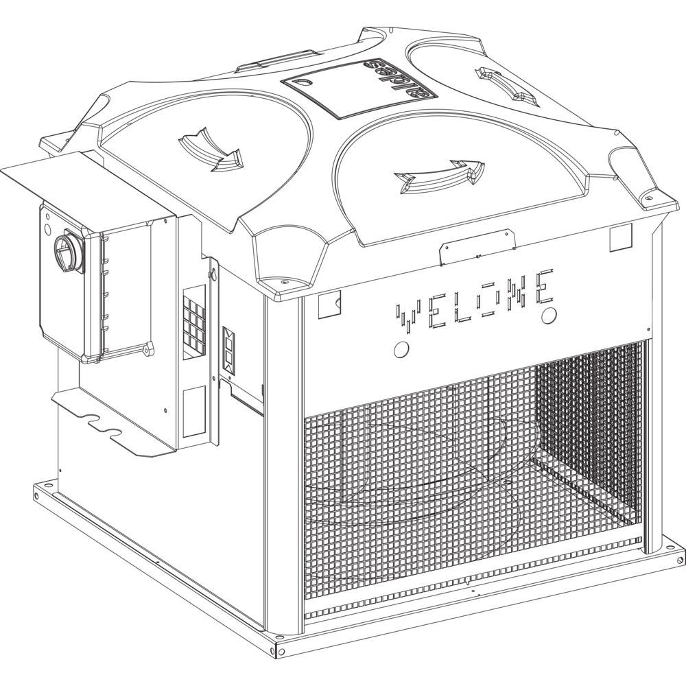 VELONE F400 - 1.5 - 3-phase/1-phase - VELONE | Aldes
