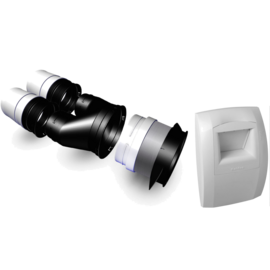 Kit OPTIFLEX® Curve PUSH cuisine Ø 125