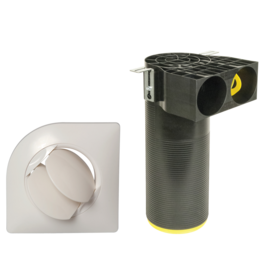 Kit insufflation bouche BIO D125 pour conduit OPTIFLEX® Ø 90