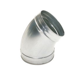 45° PRESSED BEND GALVA - D80