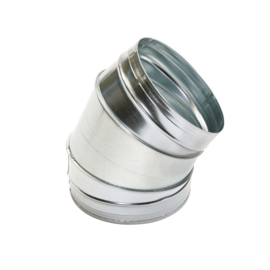 45° BEND GALVA - D315