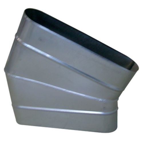 Oblong horizontal elbow: CHO 30°
