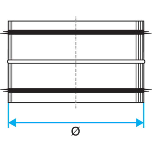 Male connector: RM+seals