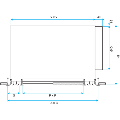 Série ALD 610 K - aluminium
