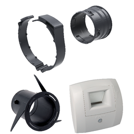 BAHIA® CURVE WC Presence W13 kit Ø 80 mm