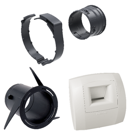 BAHIA® CURVE Bath or Cellar kit Ø 80 mm